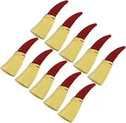 Yardenfun 10-Pc Witch Nail Art Set Halloween Costumes Accessory Red Removable Nails for Tricks and Treats