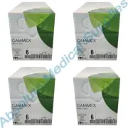 *200-Pairs* Ansell Gammex Non-Latex Powder-Free Disposable Size-6 Gloves 8512