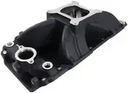 Aeroflow Bbc Hi Rise Intake Manifold Single Plane Oval 454 Black - AF6210-1002