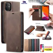 For Apple iPhone 14 Pro Max /13 /12 /11 /SE Leather Wallet Flip Phone Case Cover