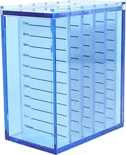 ARTSEWPLY Acrylic Eyelash Storage Case Multi Organizer for False Lashes Portable Display Box with Design for Easy Access and Travel for Eyelash Extension Supplies