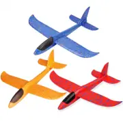 19" Foam Plane Glider Hand Throwing Airplane Light Inertial Kids Gifts Toys