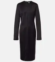 [Toteme] Toteme Satin midi dress AU 8 black
