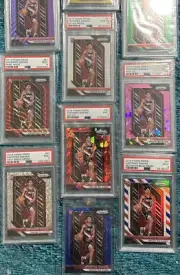 9 2018-19 Panini Prizm Anfernee Simons Rookies RC #61 PSA 10 GEM Lot