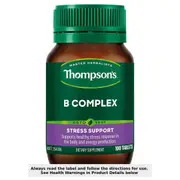 Thompsons B Complex 100 Tablets