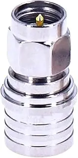 10PcsQMA to SMA Adapter QMA Male Female to RP-SMA/SMA Male Female Straight/Right Angle Adapter 50 Ohm Converter(QMA F to RP SMA M)