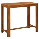 Wooden Bar Dining Table High Quality Kitchen Dinner Furniture Sturdy Acacia Wood