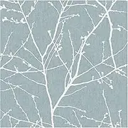Superfresco Easy Paste The Wall Innocence Duck Egg Metallic Wallpaper
