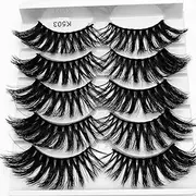 5 Pairs Eye Lashes Makeup Extension Mink 3D Natural Thick False Fake Eyelashes