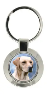 Golden Labrador Key Ring