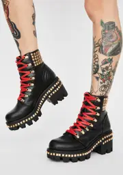Slick Put In The Hours Lace Up Boots