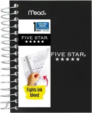 Spiral Notebook, Fat Lil' Pocket Notebook, College Ruled Paper, 200 Sheets, 5-1/
