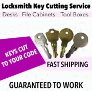 1 Knoll Office Furniture Key File Cabinet Desk keys Codes K1 Thru K250 avail