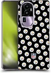 Head Case Designs Officially Licensed NFL Patterns Pittsburgh Steelers Artwork Soft Gel Case Compatible with Oppo Reno10 Pro+