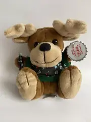 Coca Cola Bean Bag Plush Reindeer 1998 NEW~RARE