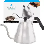 - Marrakesh Gooseneck Kettle Stovetop - Stainless Steel Pour over Coffee Kettle