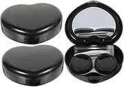 [HAPINARY] Contacts Lens Case Set Piece Lense Case Mirror for Sharing Friends Family Light Portable