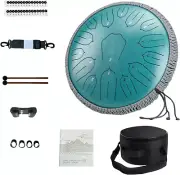 Steel Tongue Drum 15 Notes 12 Inches Handpan Drum Percussion for Meditation Yoga