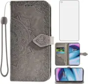 OnePlus Nord CE 5G Wallet Case and Tempered Glass Screen Protector Flip Case