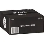 Just Vodka Soda Black 330mL
