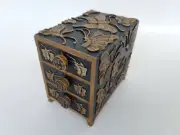 Soapstone Box Trinket Decor with Drawers Butterfly Unique Gift Rock