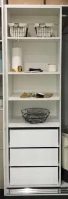 NEW Built in cabinets Wardrobe inserts wardrobe towers 3 draws 2000mm(h)