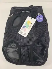 Pawaboo Pet Carrier Backpack Adjustable Pet Front Cat Dog Black - Medium size