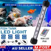 Aquarium Light Fish Tank LED Bar Lamp Pool Submersible Waterproof RGB 18/78/98CM