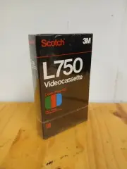 Scotch L750 blank beta Cassette Video tape Color nos sealed