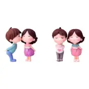 Cake Toppers Dolls Figures DIY Miniature Models Miniature Scene Bride and Groom