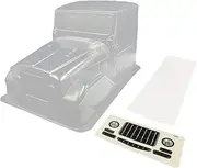 Generic 1/10 RC Crawler Body Clear 313mm Wheelbase DIY Unpainted Car/Truck Body and Decals for RC Crawler Car Upgrade