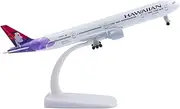 Model Plane 1:300 Scale Model Plane Hawaiian 777 Model Aircraft Metal Alloy Die-cast Airplanes for Gift and Collection