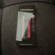Tweezerman Tweezer, Mini Slant, Flamingo Pink