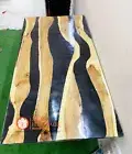Resin Black Epoxy Table Tops Handmade Acacia Wood Table River Table Furniture