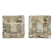 PEW Tactical Thorax 6X6" Side Plate Pocket Pocket 2PCS MOLLE HSP Style Camo Army