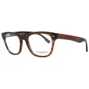 Ermenegildo Zegna ZC 5001 Men Brown Optical Frame Full Rim Casual Eyeglasses