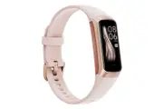 Fitness Tracker Smart Watch BT 5.0 Body Thermometer Temperature BPM Monitor - Pink