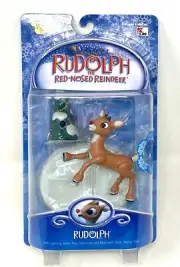 2004 RUDOLPH The Red-Nosed Reindeer Figure! Christmas Playing Mantis Memory Lane