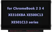 11.6" Screen Replacement for Samsung ChromeBook 2 3 4 XE310XBA XE500C13 XE501C13 XE310XBA-K01US XE500C13-K02US XE500C13-K01US XE500C13-K04US LCD LED Display Panel 30 Pin (Side Brackets Non Touch)
