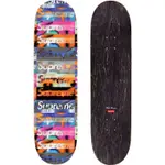 SUPREME SS20 DISTORTED LOGO SKATEBOARD 滑板 (黑色) 化學原宿