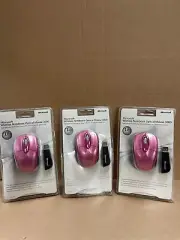 Microsoft Wireless Notebook Optical Mouse 3000 Windows Mac - DOUBLE PINK