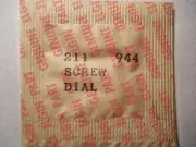 ELGIN 944 Genuine Factory Replacement Watch Part #211 - DIAL FOOT SCREW