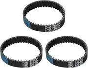 uxcell 3pcs HTD-5M Rubber Timing Belt 45 Teeth, 225mm Pitch Length x 15mm Width x 3.6mm Height, Closed Loop Pulley Timing Belt