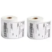 500 4x6 Labels 2 Rolls 4" 6" Thermal Shipping Label Zebra LP 2844 ZP 450 500 505