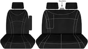 for Ford Transit Custom VN Van 2013-2023 Sperling Custom Black Front Neoprene Seat Covers