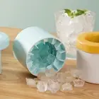 Silicone Ice Cube Mold Round Ice Bucket Summer Homemade Refrigerator Ice Maker