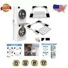 Effortless Installation Washer Dryer Stacking Kit with Adjustable Shelf Design