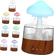 EXQUIMEUBLE Aroma Machine Humidifier Cloud Raindrop Night Light 450ml for Bedroom Control