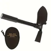 Portable Folding Multi-function Gardening Shovel with Extra Utility Tools Outdoor Mountaineering Small Mini Shovel Fishi