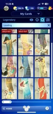 Topps Disney Collect Leading Ladies Legendary Adventure set 10 cards